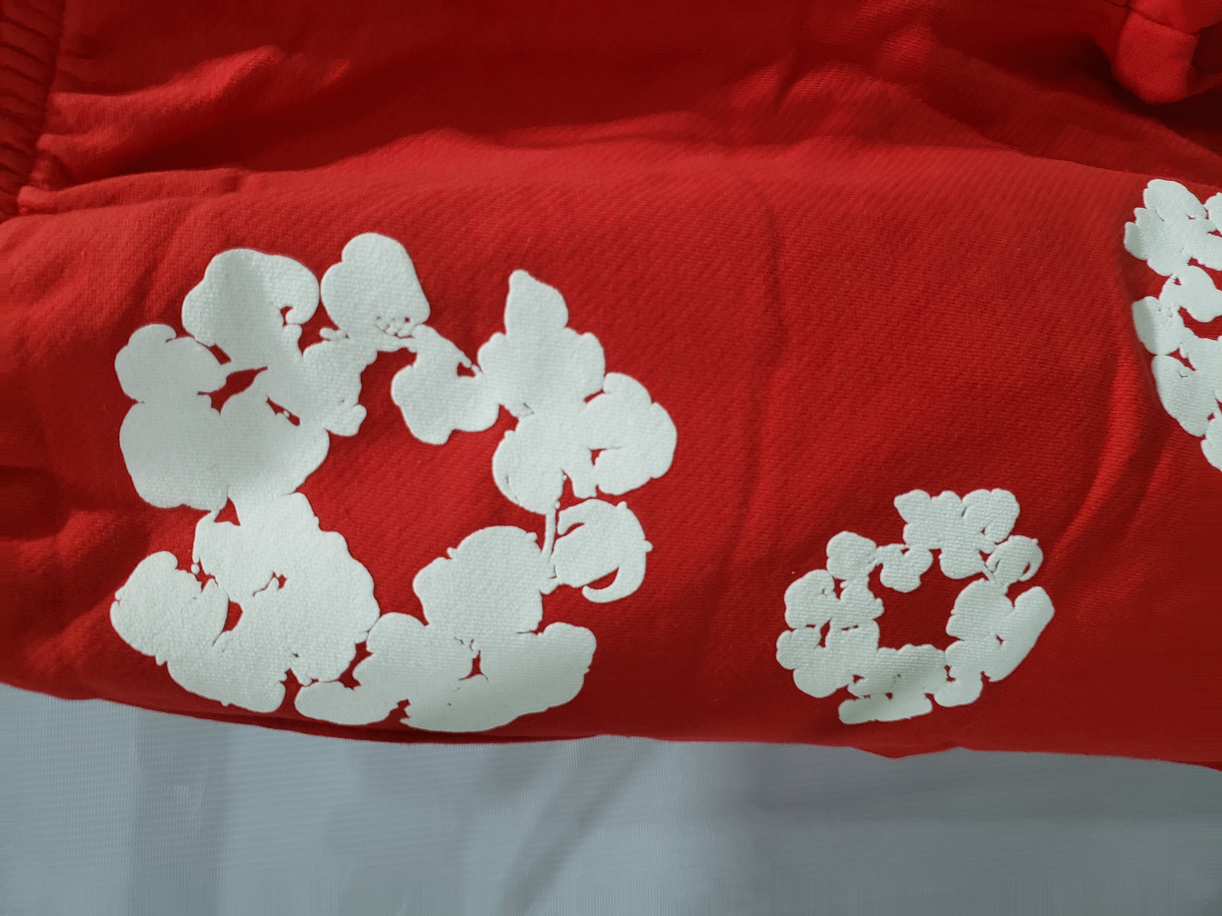 Denim Tears The Cotton Wreath Shorts Red review stockxkicks 02