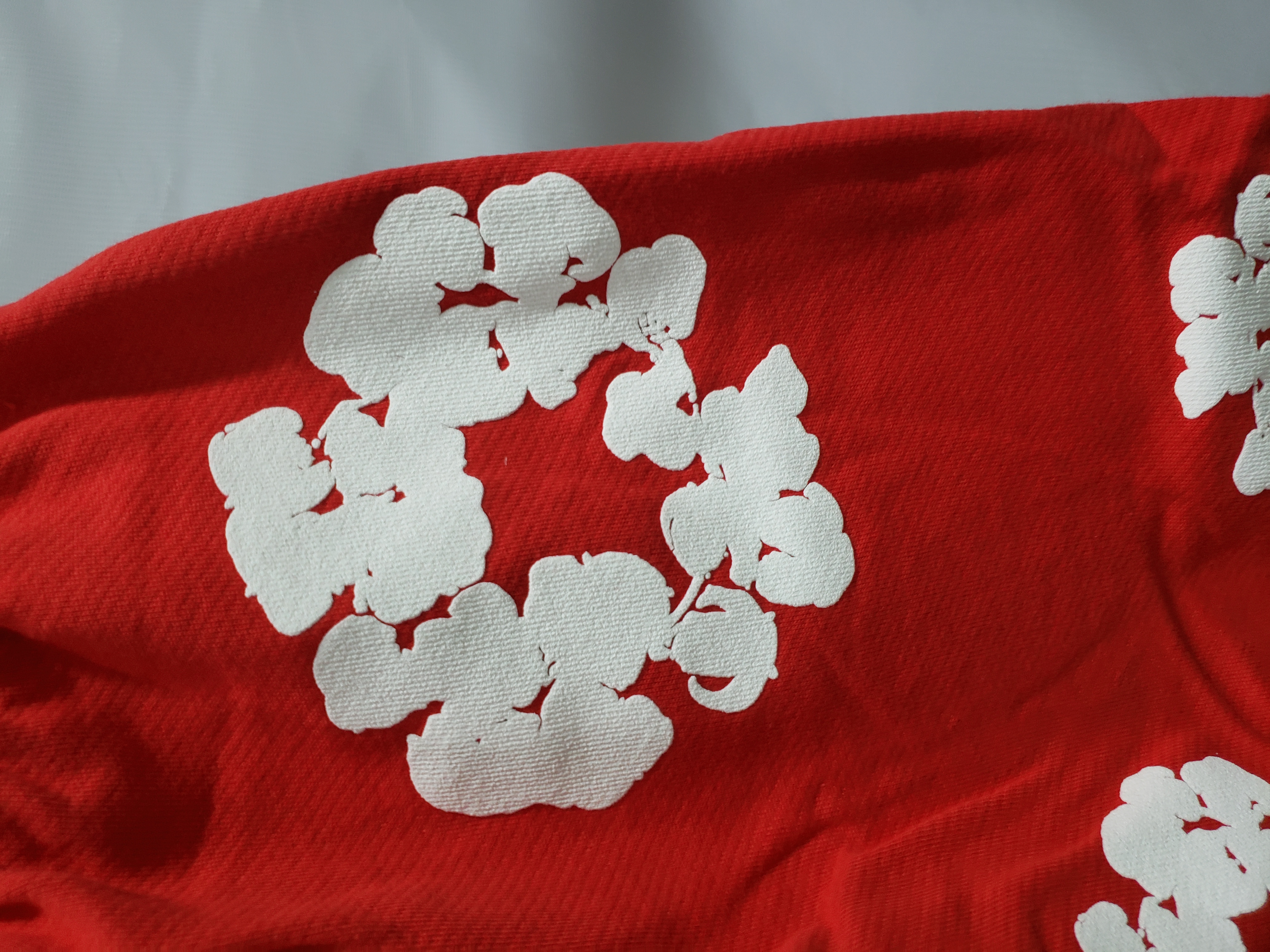 Denim Tears The Cotton Wreath Shorts Red review stockxkicks 03