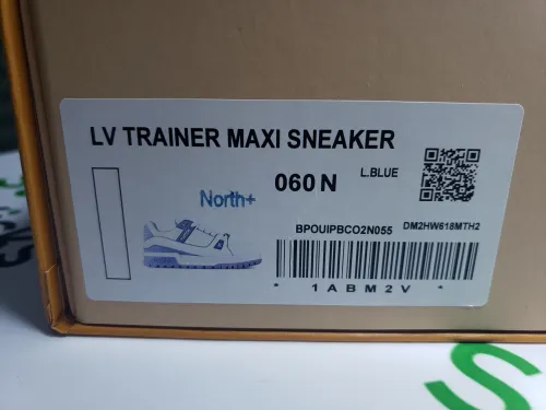 Louis Vuitton LV Trainer Maxi Sneaker White Blue CK24071302 review 