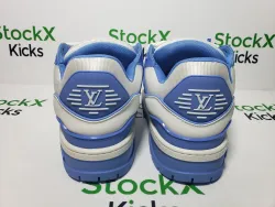 Louis Vuitton LV Trainer Maxi Sneaker White Blue CK24071302 review stockxkicks 03