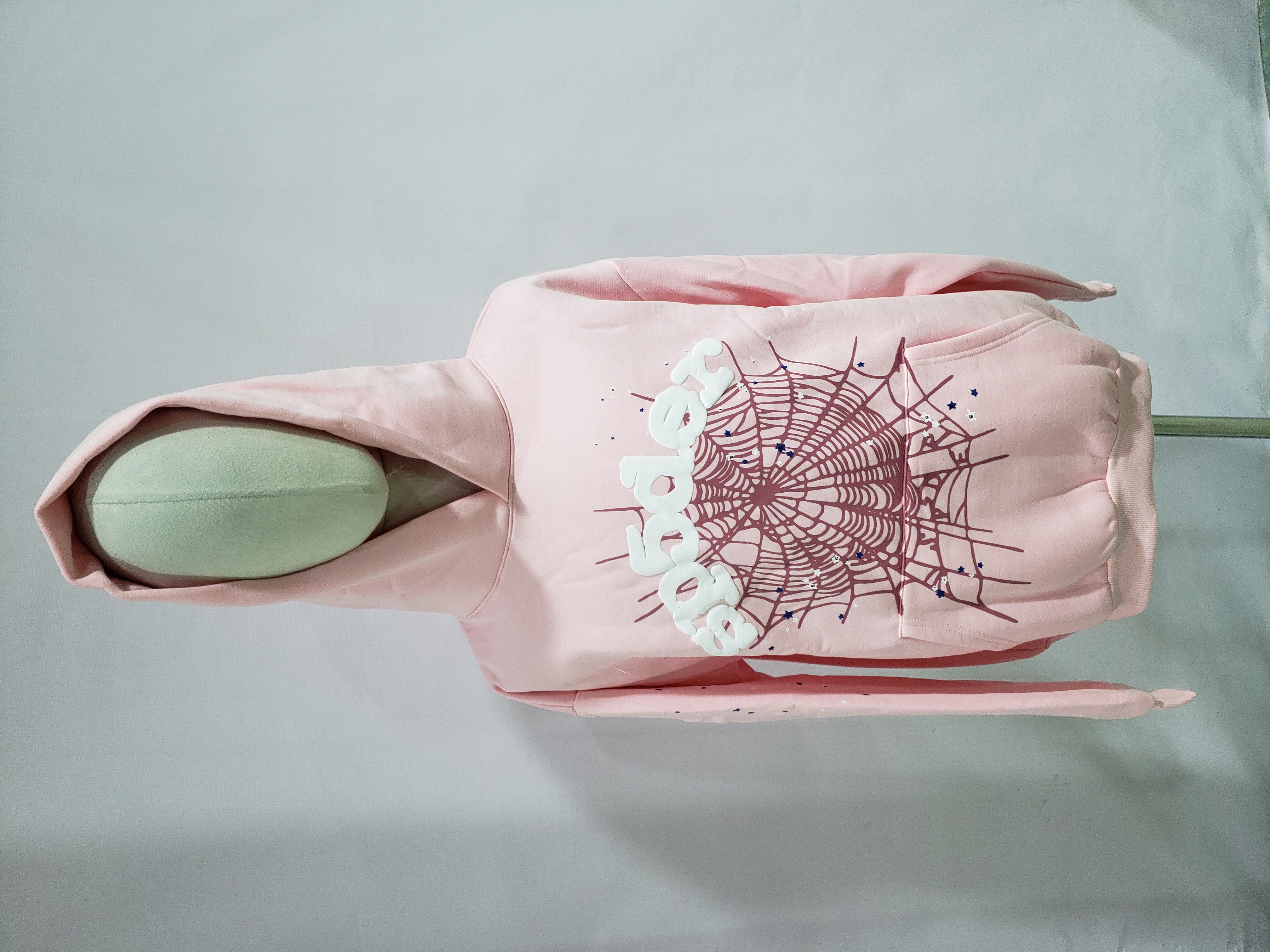 Sp5der Light Pink Tracksuit Suit YZ GE917 review stockxkicks 06