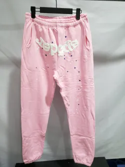 Sp5der Light Pink Tracksuit Suit YZ GE917 review stockxkicks 03