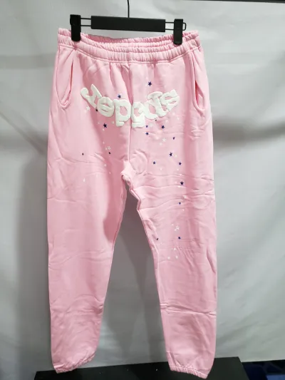 Sp5der Light Pink Tracksuit Suit YZ GE917 review stockxkicks 02