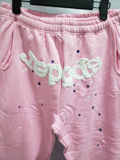 Sp5der Light Pink Tracksuit Suit YZ GE917 review stockxkicks 01
