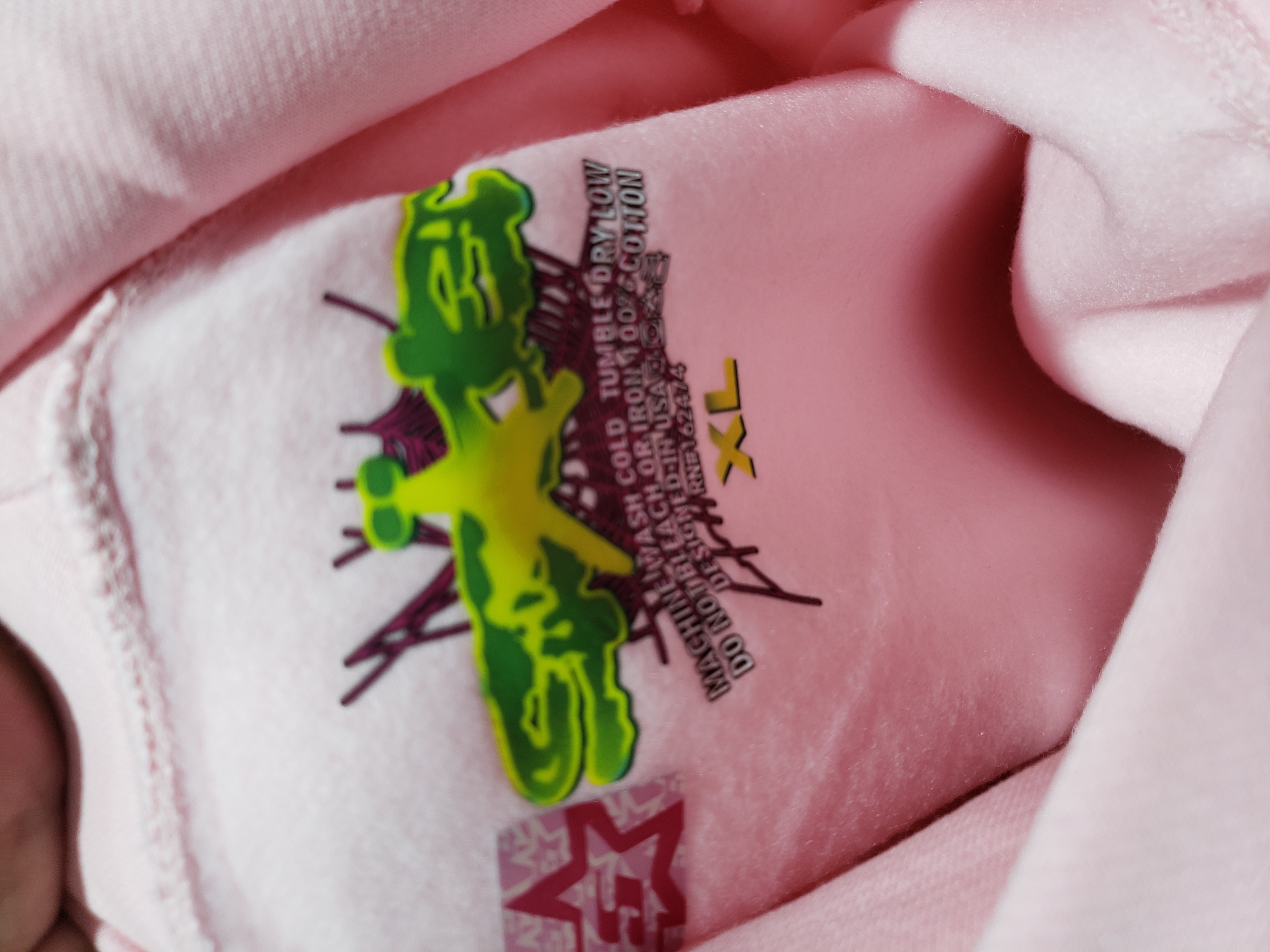 Sp5der Light Pink Tracksuit Suit YZ GE917 review stockxkicks 07