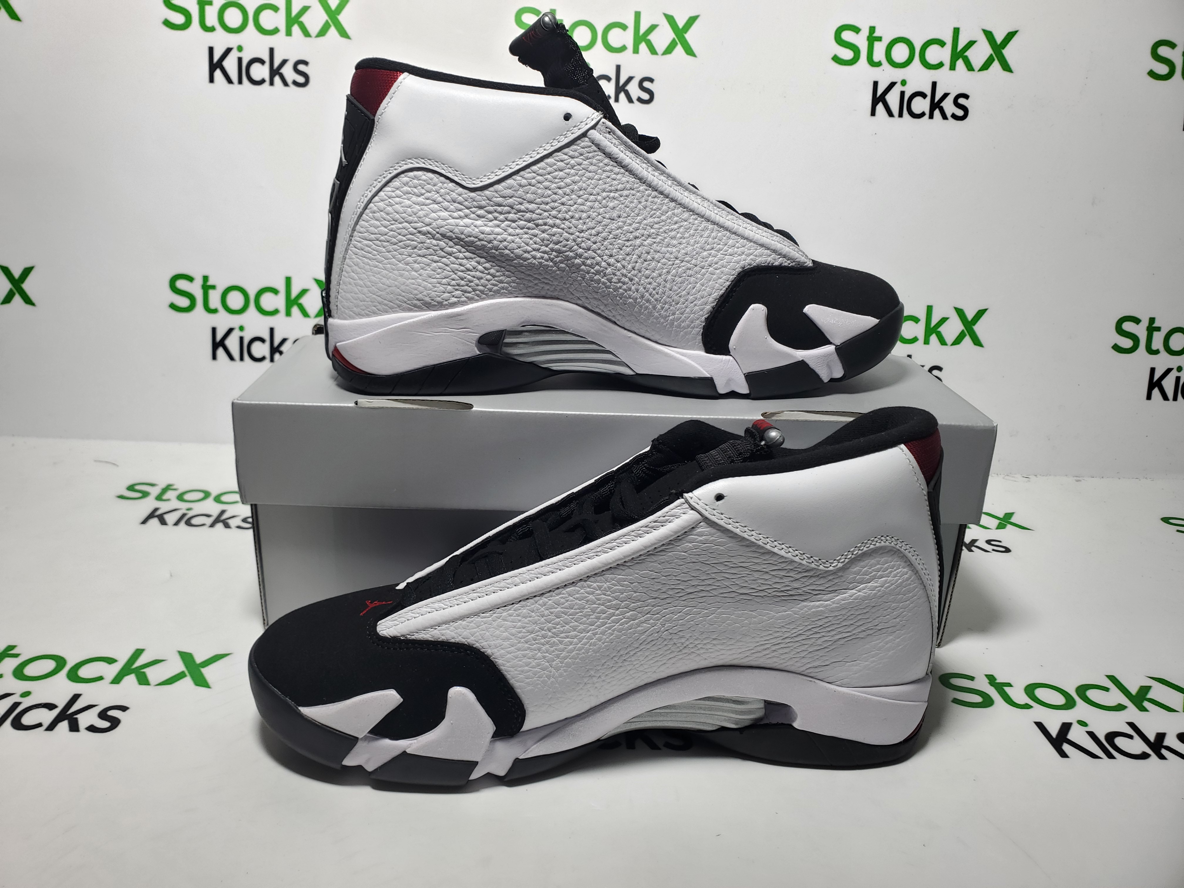 PK God Batch Air Jordan 14 Retro 'Black Toe' 487471-160 review stockxkicks 06