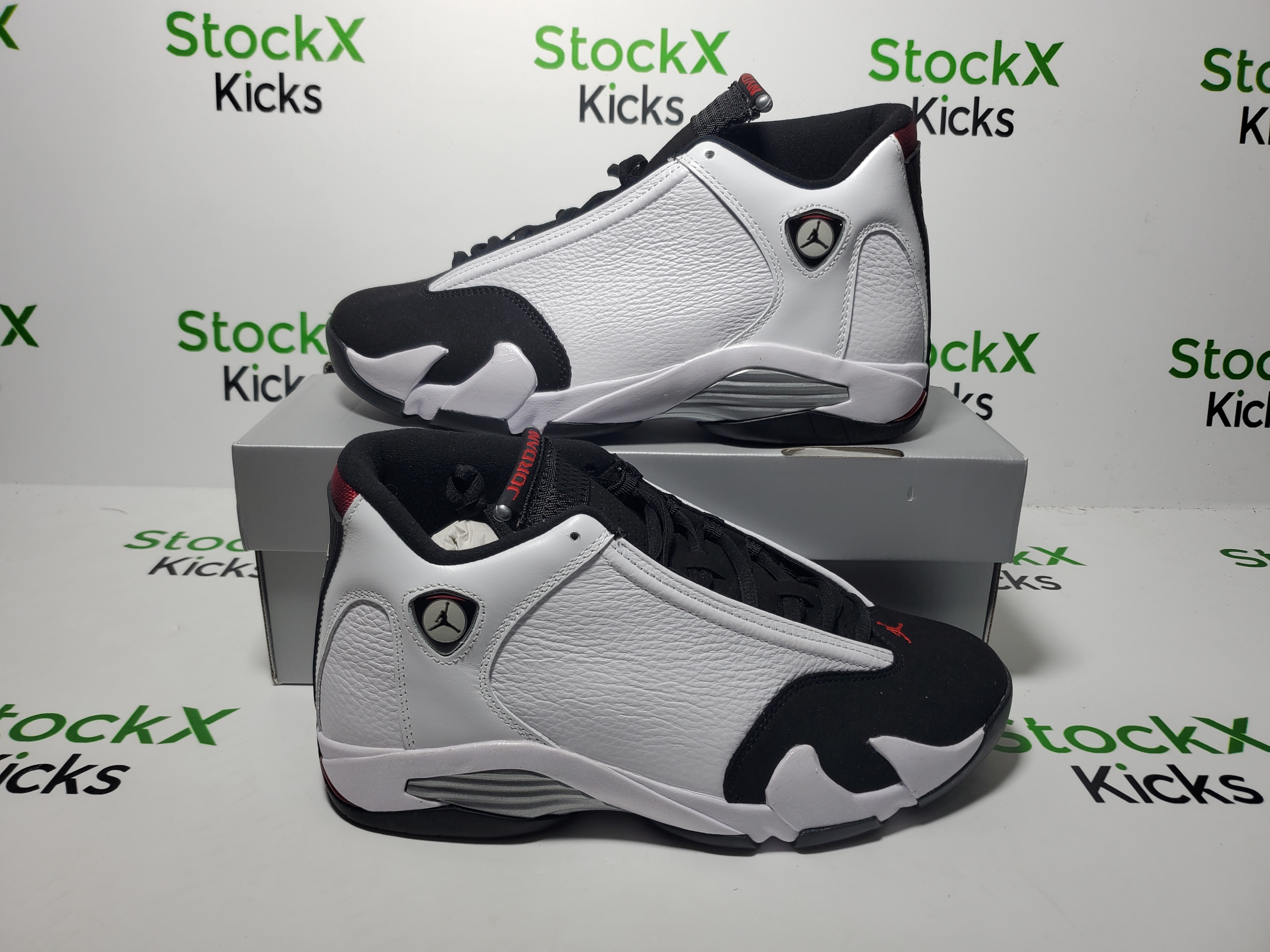 PK God Batch Air Jordan 14 Retro 'Black Toe' 487471-160 review stockxkicks 05