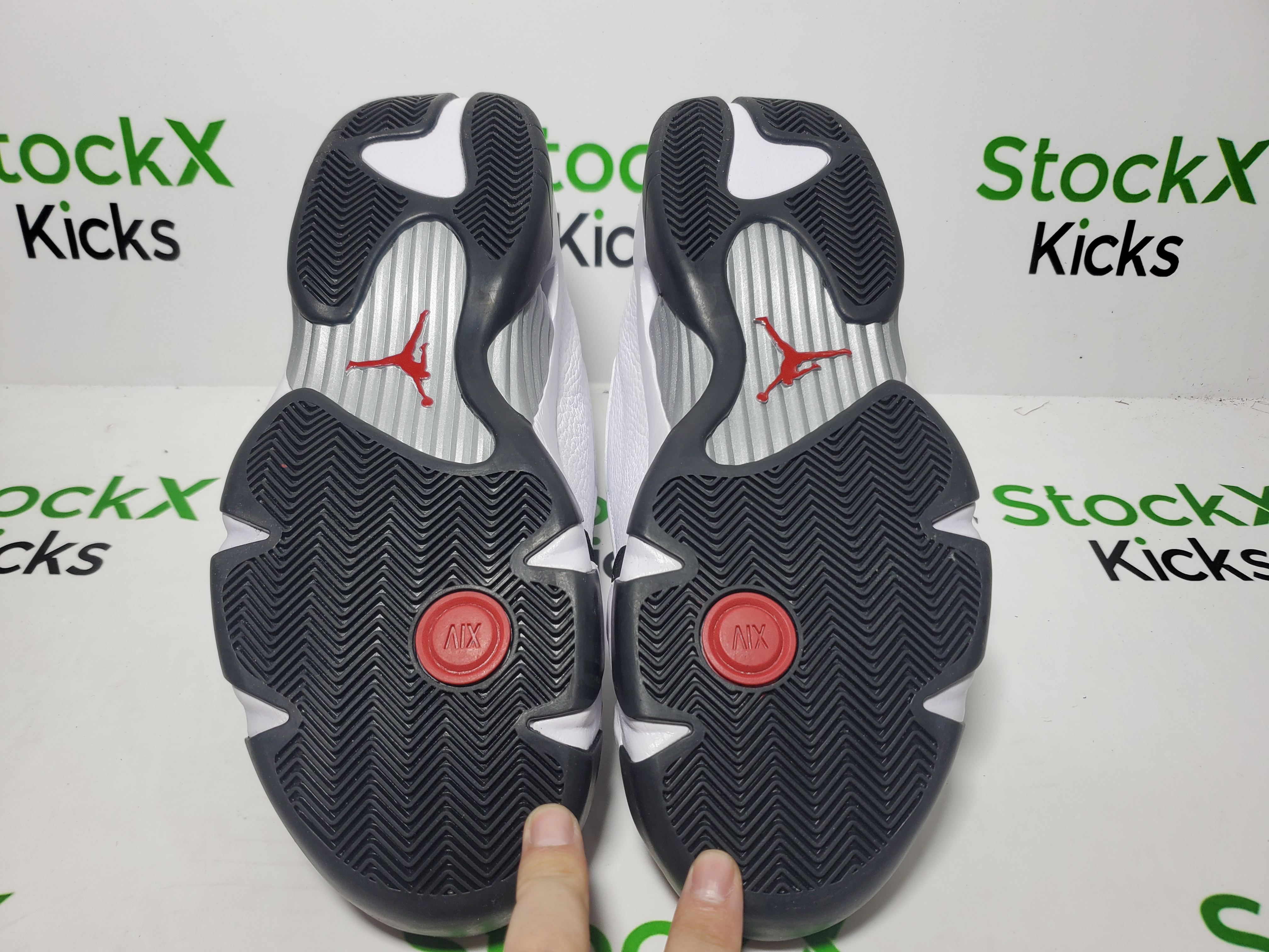 PK God Batch Air Jordan 14 Retro 'Black Toe' 487471-160 review stockxkicks 04