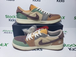 LJR Batch Nike Air Jordan 1 Retro Low OG "Zion Williamson Voodoo" DZ7292-200 review stockxkicks 07