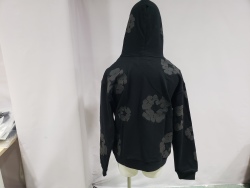 Denim Tears Cotton Wreath Hoodie Black Monochrome review stockxkicks 03