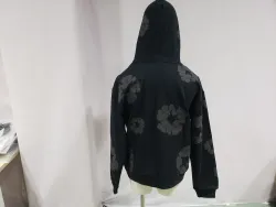Denim Tears Cotton Wreath Hoodie Black Monochrome review stockxkicks  03