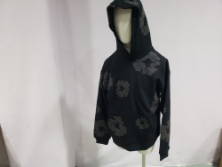 Denim Tears Cotton Wreath Hoodie Black Monochrome review stockxkicks 01