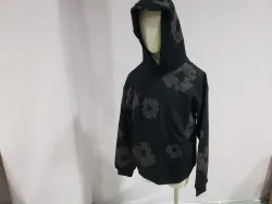 Denim Tears Cotton Wreath Hoodie Black Monochrome review stockxkicks  01