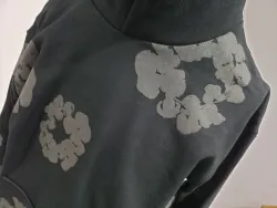 Denim Tears Cotton Wreath Hoodie Black Monochrome review stockxkicks  02