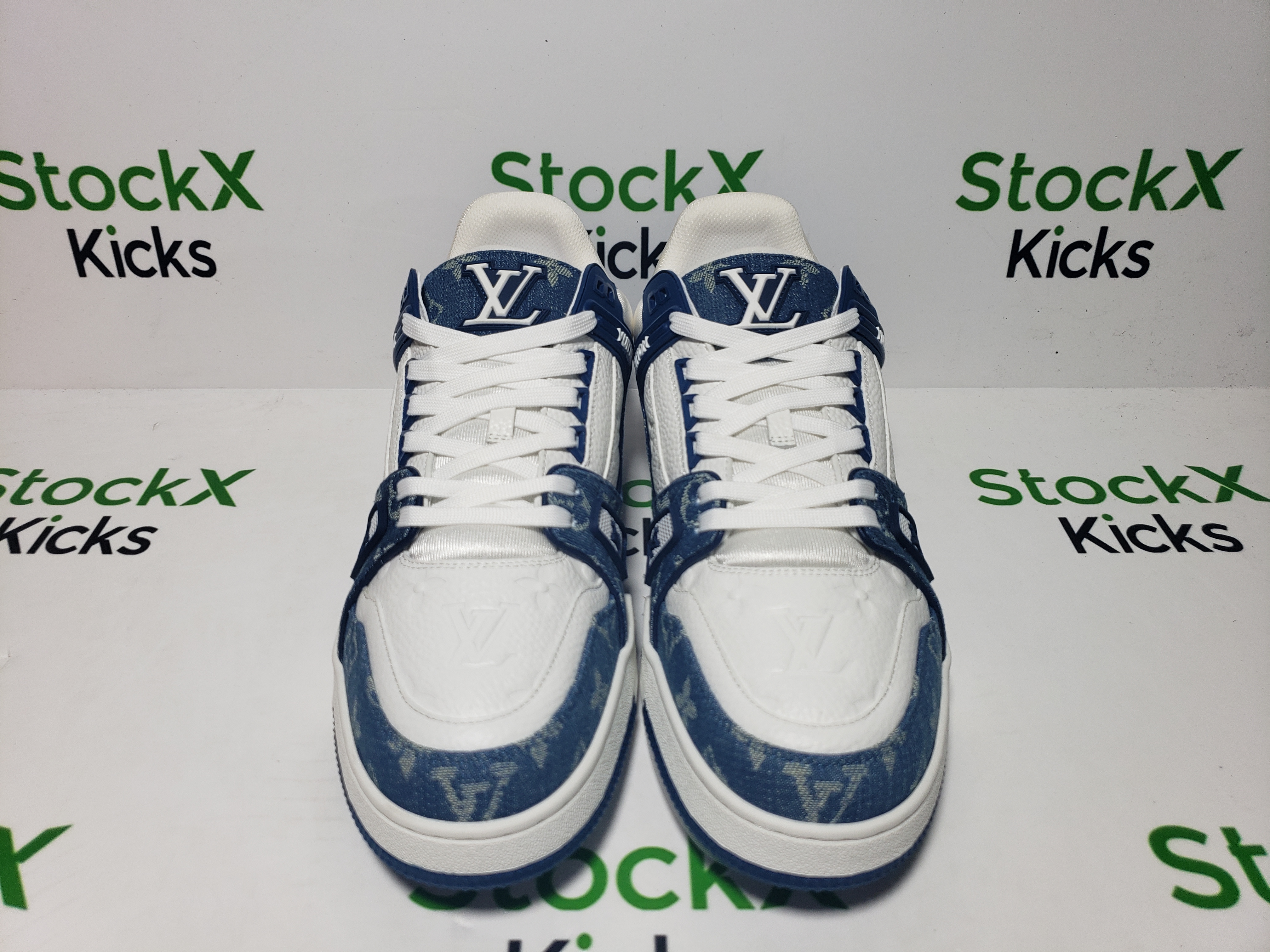 Louis Vuitton Trainer Blue 1A9JGT review stockxkicks 01