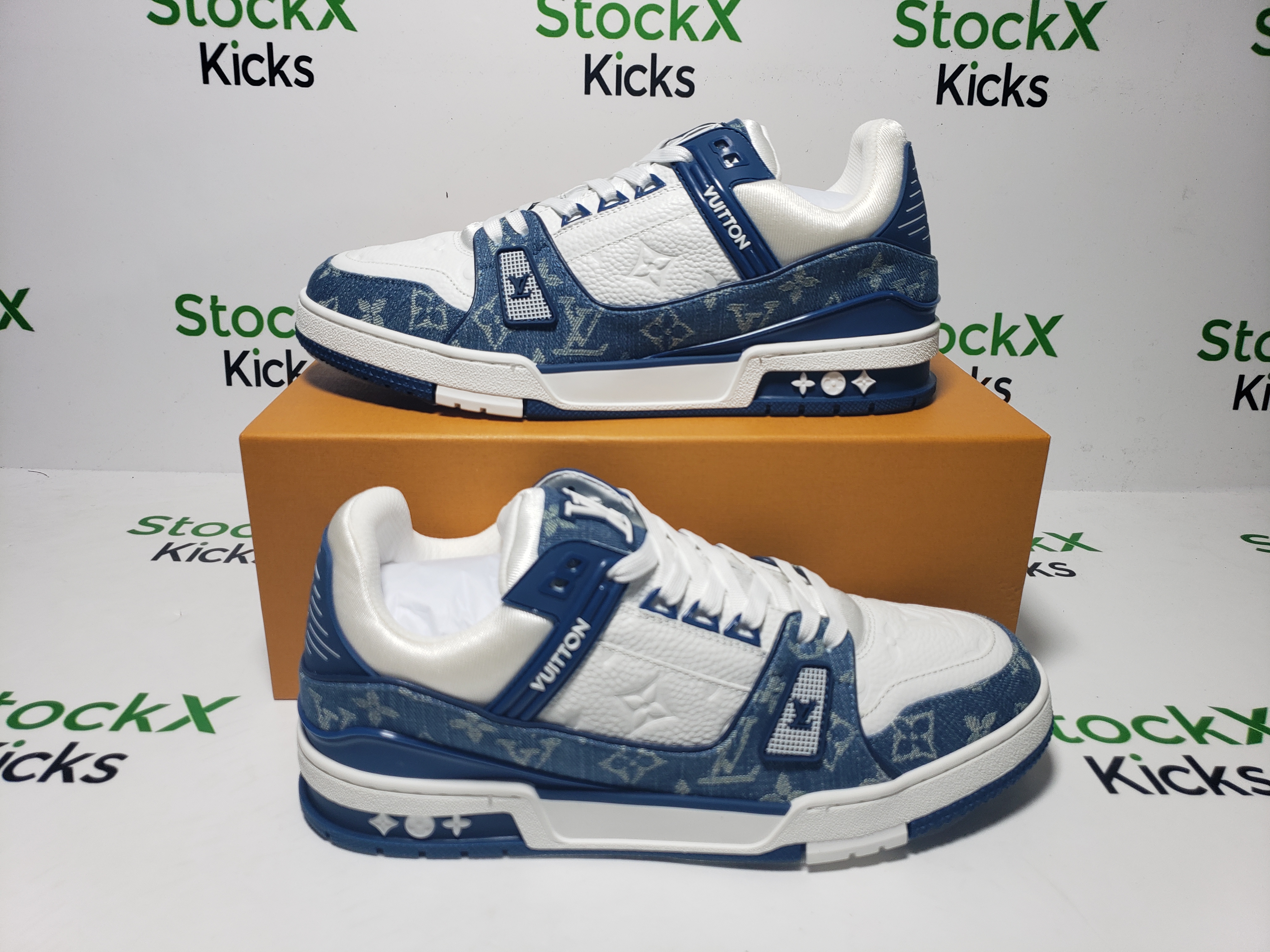 Louis Vuitton Trainer Blue 1A9JGT review stockxkicks 05