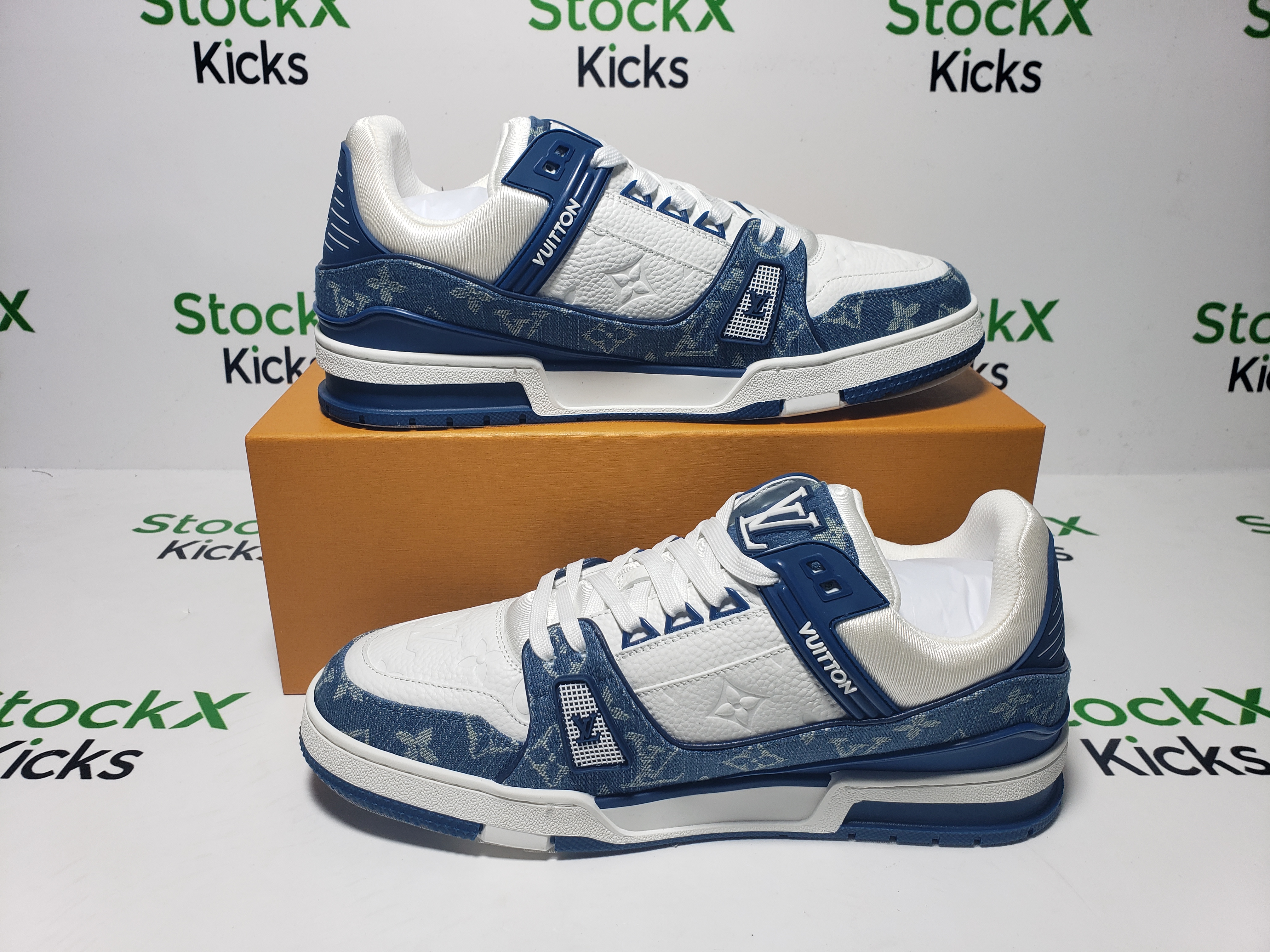 Louis Vuitton Trainer Blue 1A9JGT review stockxkicks 06