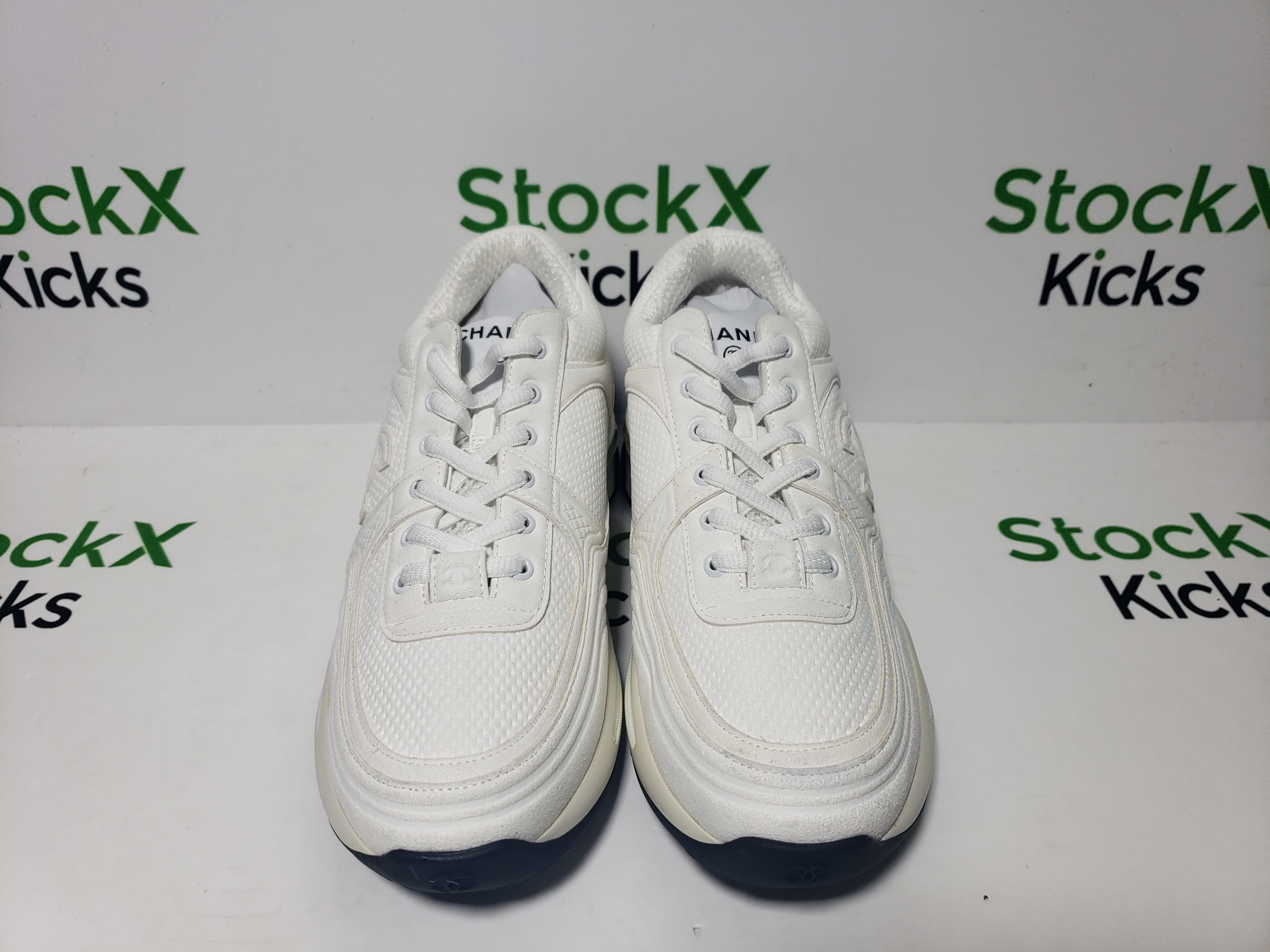 Chanel CC Logo Sneaker White review stockxkicks 01