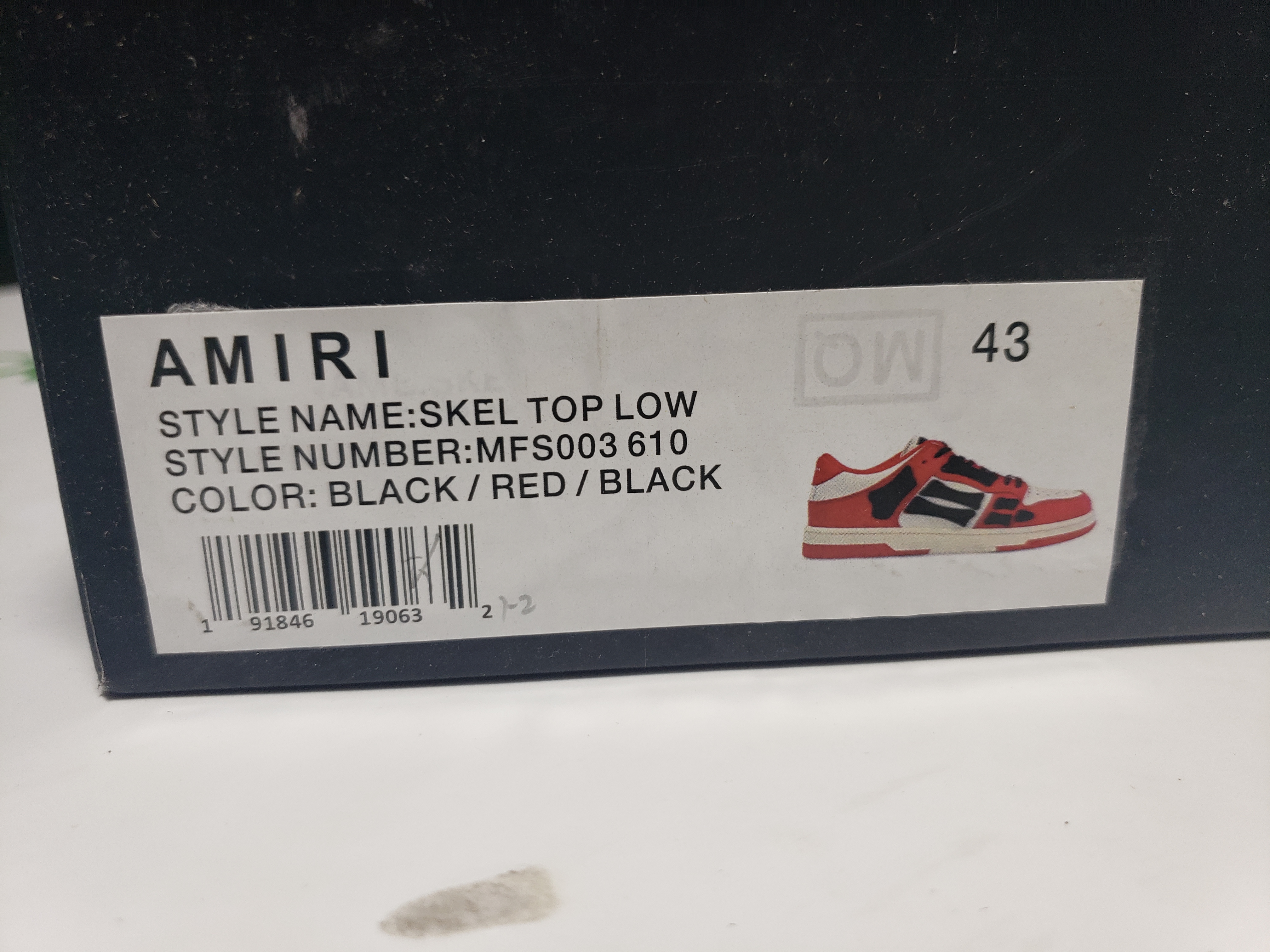 AMIRI Skel Top Low White Red White AW22MFS003-610 review stockxkicks 00