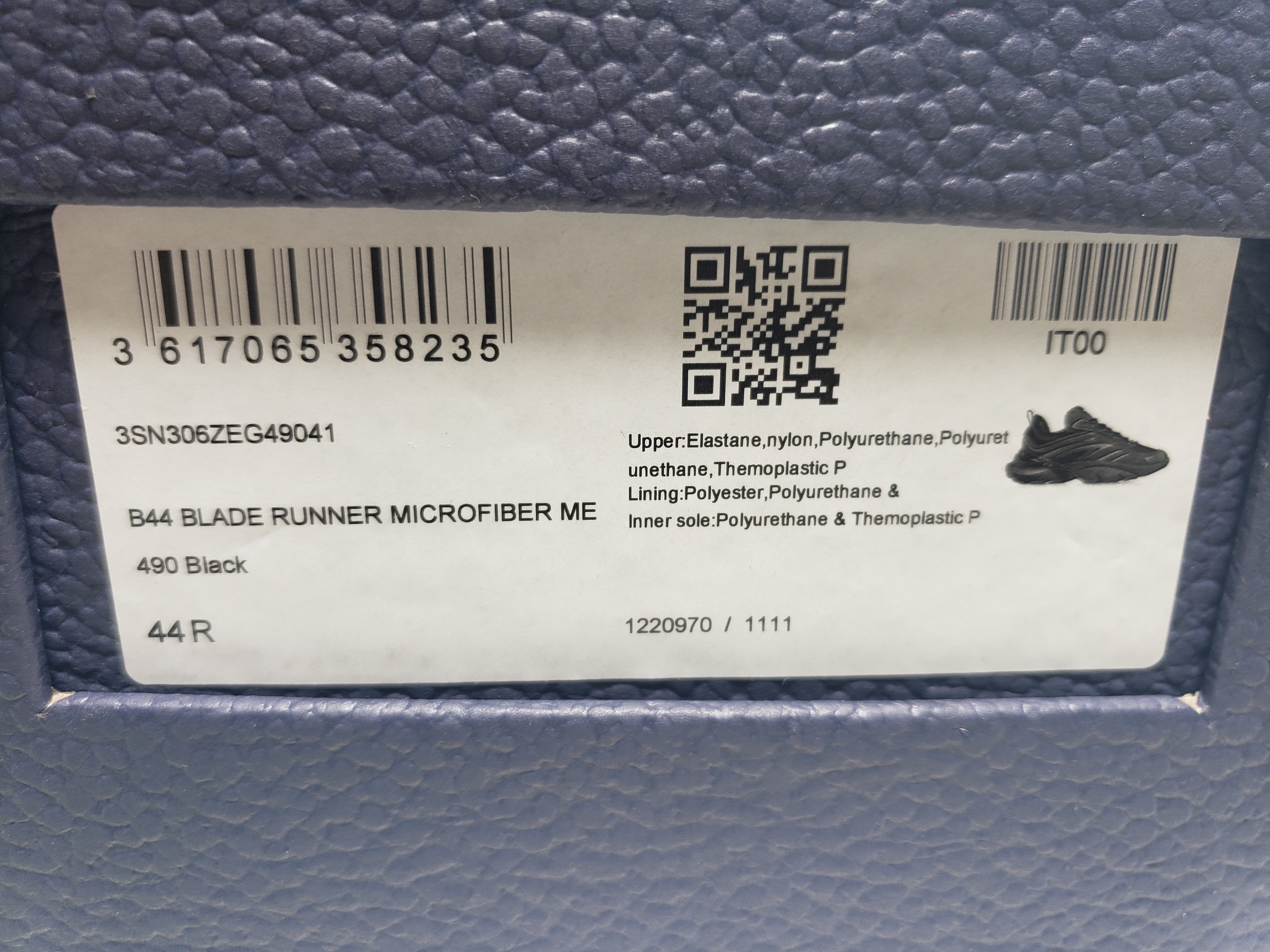 Dior B44 Blade Sneaker Black Technical Mesh and Black Technical Fabric 3SN306ZZY_H981 review stockxkicks 00