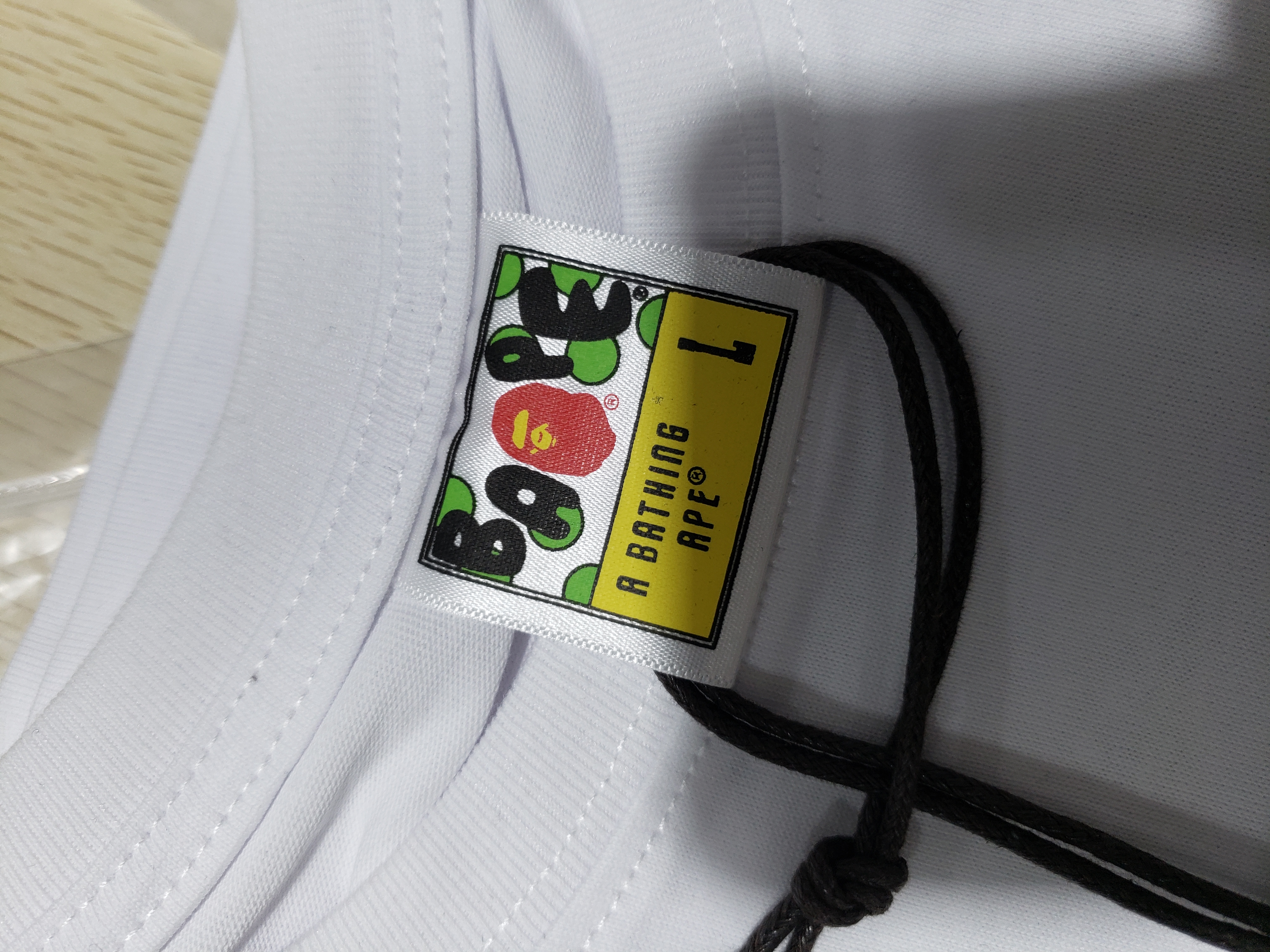 BAPE Color Camo Big Ape Head Tee White/Green review stockxkicks 00