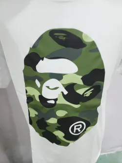 BAPE Color Camo Big Ape Head Tee White/Green review stockxkicks 03