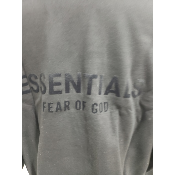 Fear of God Essentials Pullover Hoodie Stretch Limo SS22 review Stockxkicks 03