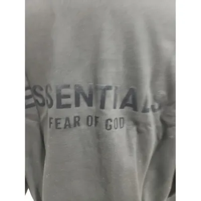 Fear of God Essentials Pullover Hoodie Stretch Limo SS22 review Stockxkicks 03
