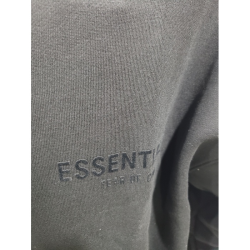 Fear of God Essentials Pullover Hoodie Stretch Limo SS22 review Stockxkicks 03