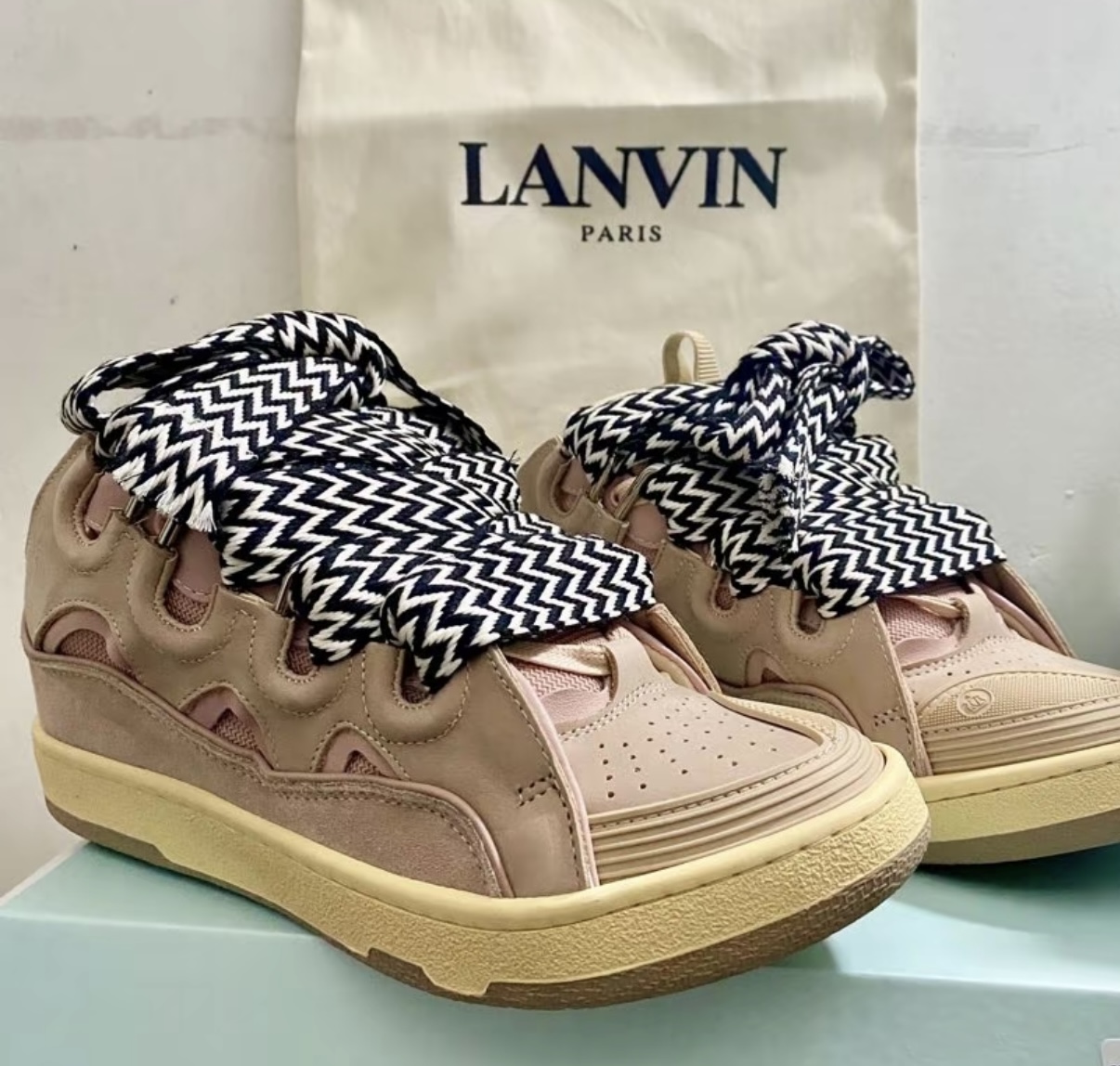 Lanvin Leather Curb Pink FM-SKRK11-DRAG-A2051 review Kenier Octavien