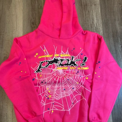 Sp5der P*NK V2 Hoodie Pink review 