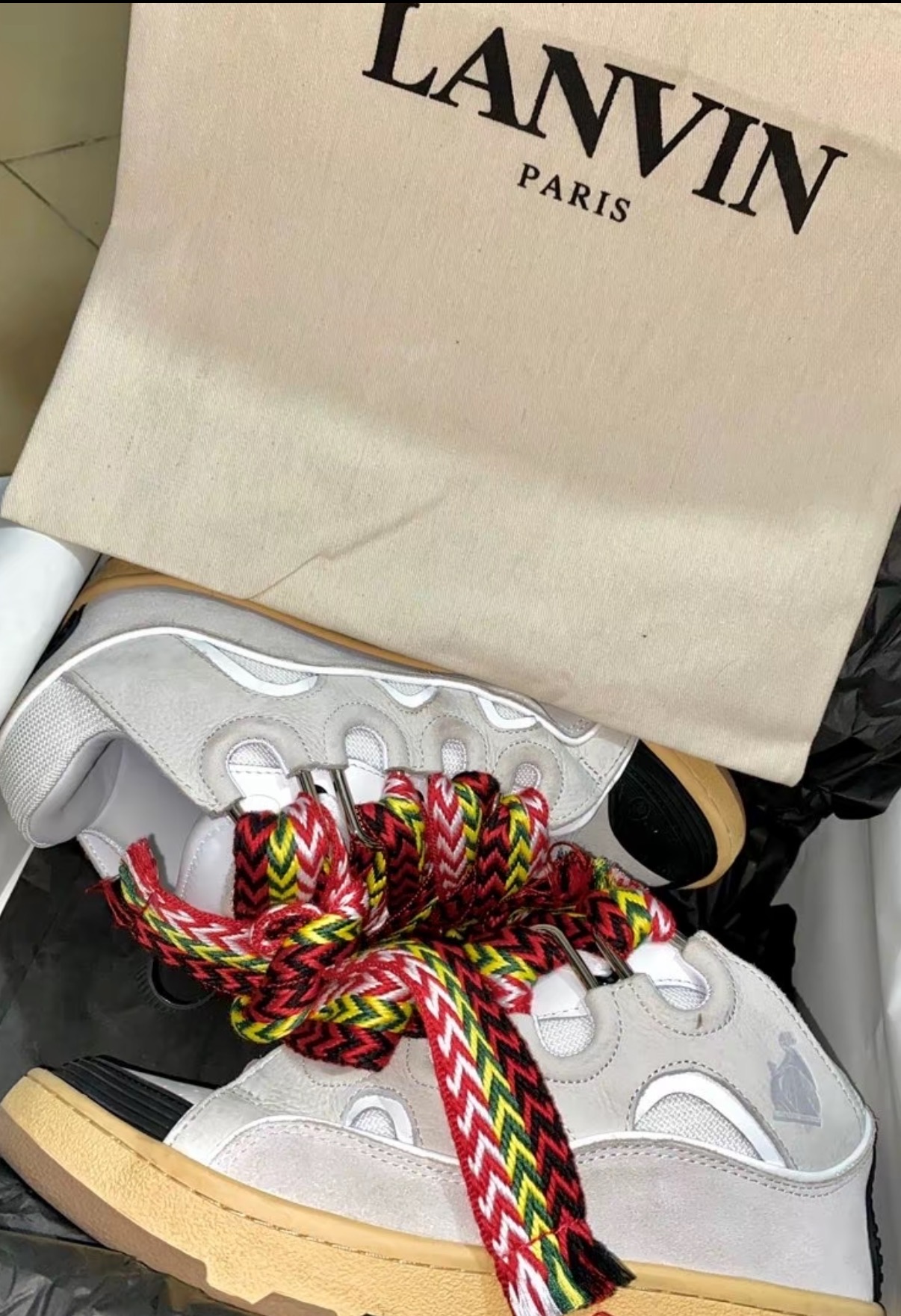 Lanvin Leather Curb Off-white review Santos Tzaquitzal