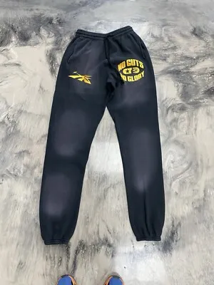Hellstar No Guts No Glory Flare Bottom Sweatpants Midnight Dye Black review Isaac P
