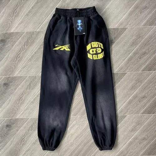 Hellstar No Guts No Glory Flare Bottom Sweatpants Midnight Dye Black review 