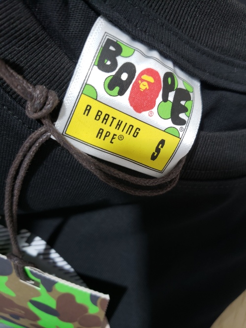 BAPE A Bathing Ape Check by Bathing Tee White/Beige review 