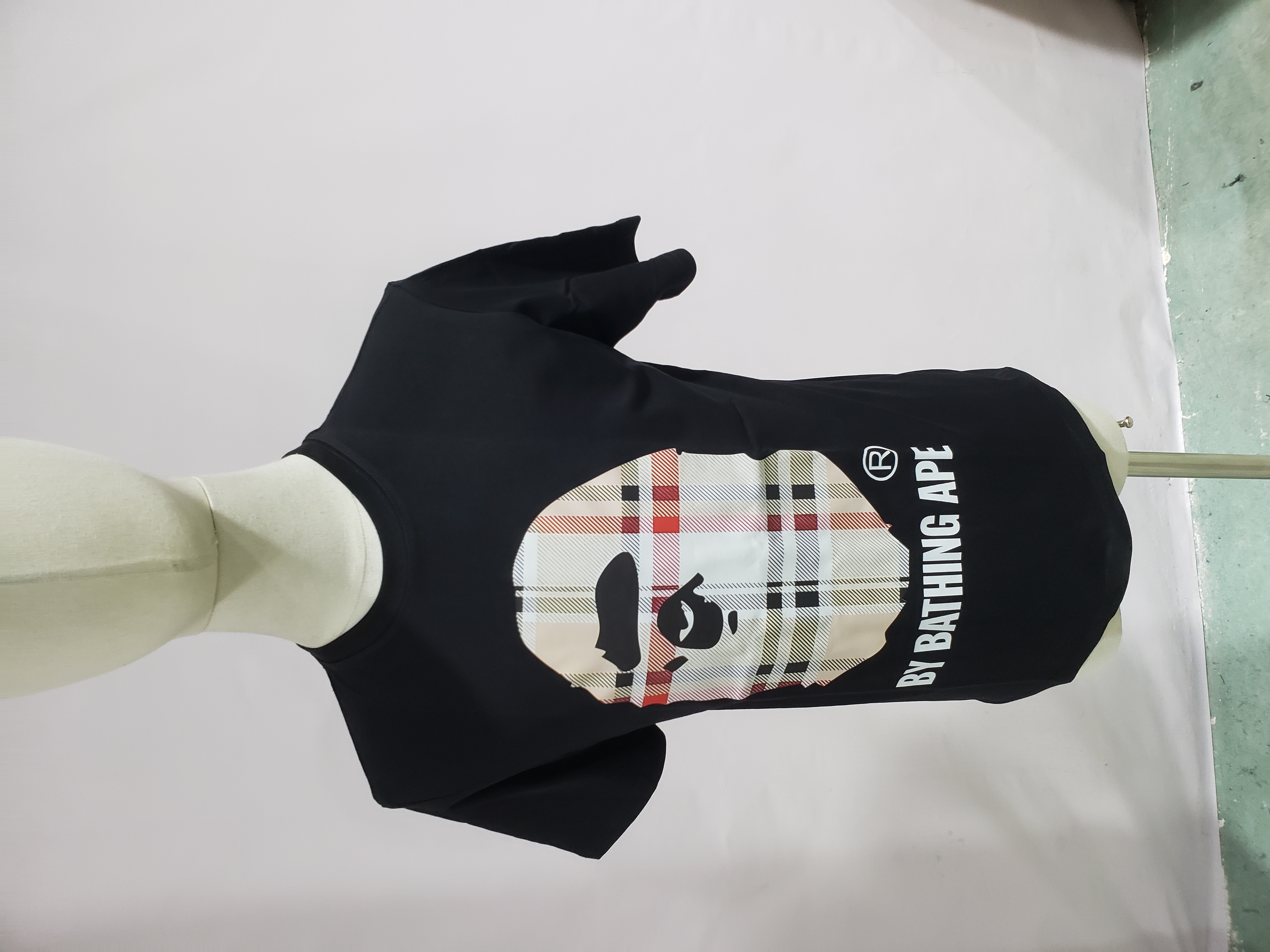 BAPE A Bathing Ape Check by Bathing Tee White/Beige review Stockxkicks 01