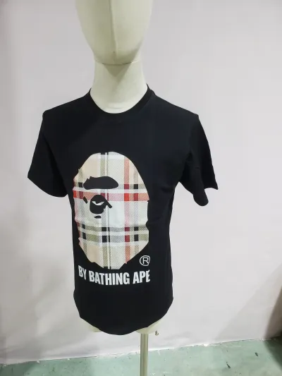 BAPE A Bathing Ape Check by Bathing Tee White/Beige review Stockxkicks  01