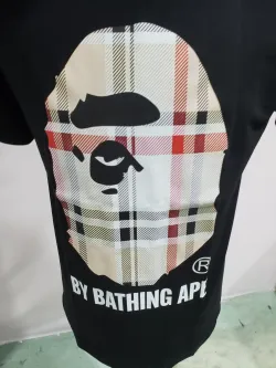 BAPE A Bathing Ape Check by Bathing Tee White/Beige review Stockxkicks  03