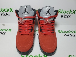 PK God Batch Air Jordan 5 Retro Raging Bull Red (2021) DD0587-600 review Stockxkicks 02