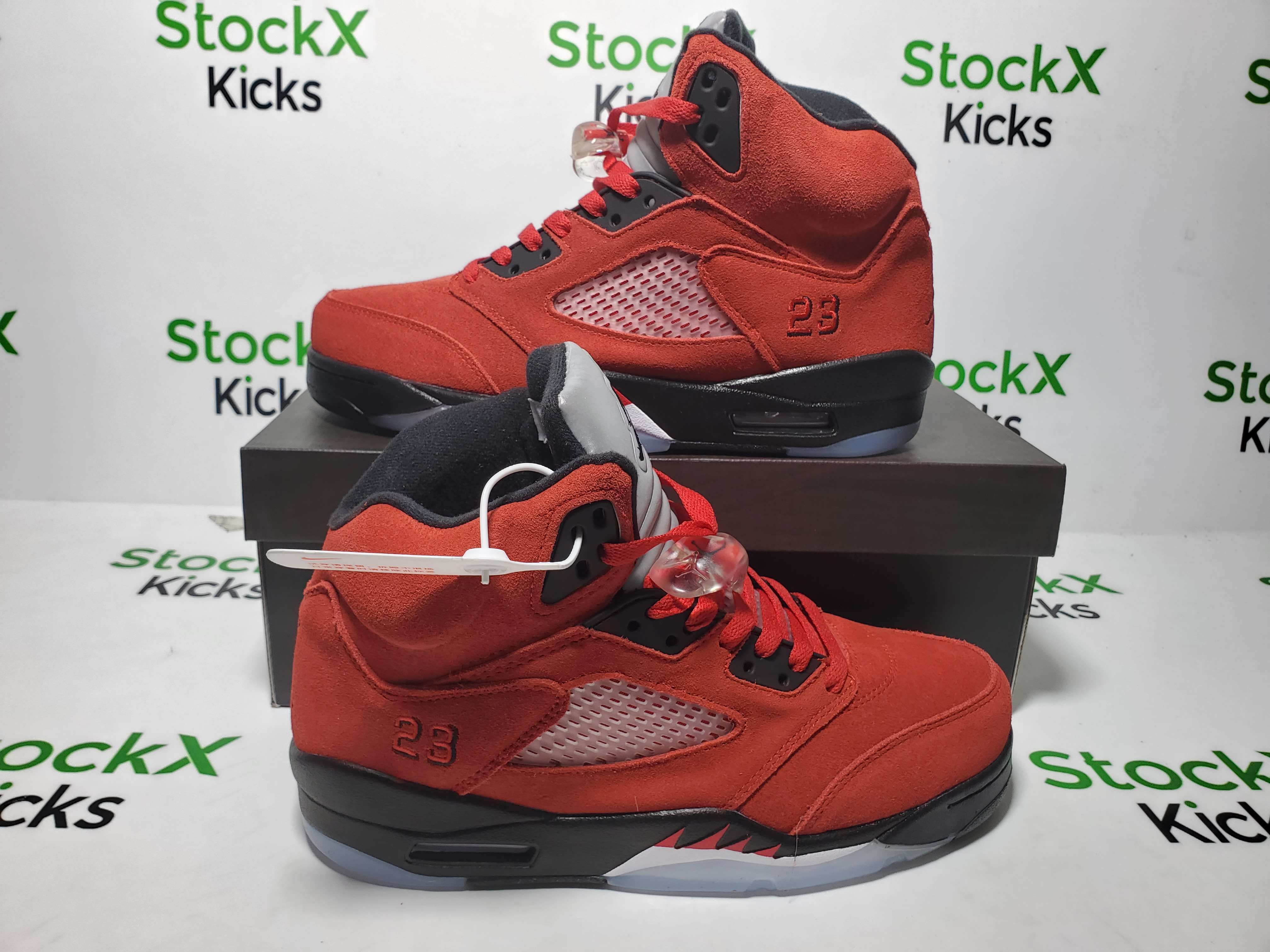 PK God Batch Air Jordan 5 Retro Raging Bull Red (2021) DD0587-600 review Stockxkicks 05