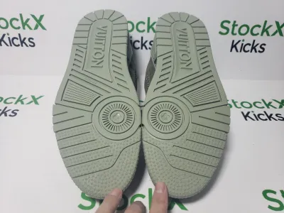 Louis Vuitton LV Trainer Sneaker Green 1AHTG3 review Stockxkicks 04