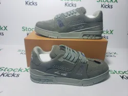 Louis Vuitton LV Trainer Sneaker Green 1AHTG3 review Stockxkicks 06
