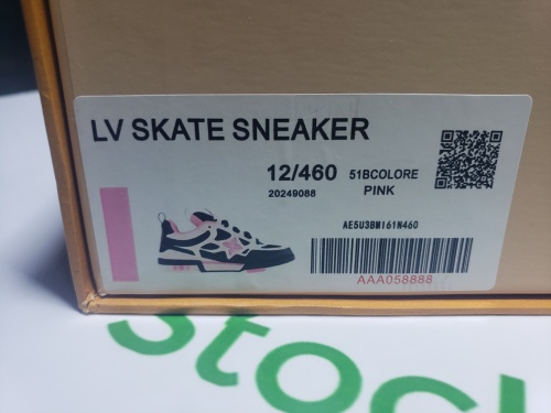 Louis Vuitton Skate Sneaker Black Pink review 