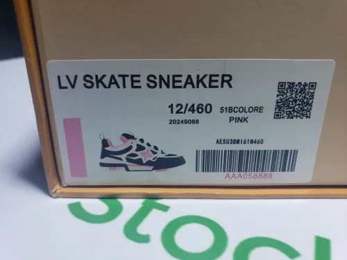 Louis Vuitton Skate Sneaker Black Pink review 