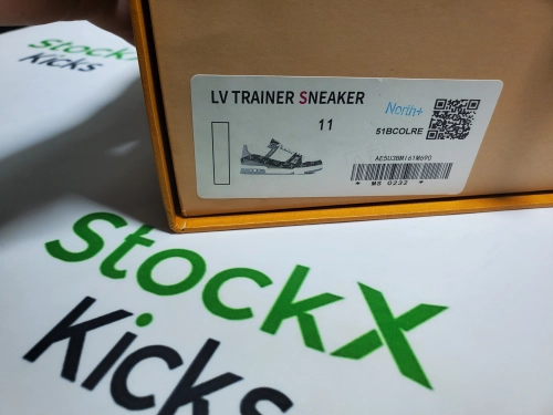 Louis Vuitton Trainer Sneaker Grey 1AHOUD review 