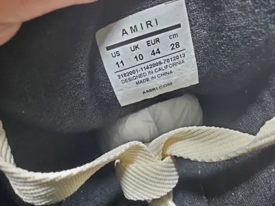 AMIRI MA-1 Black Grey AMFOSR1001-083 review Stockxkicks  02