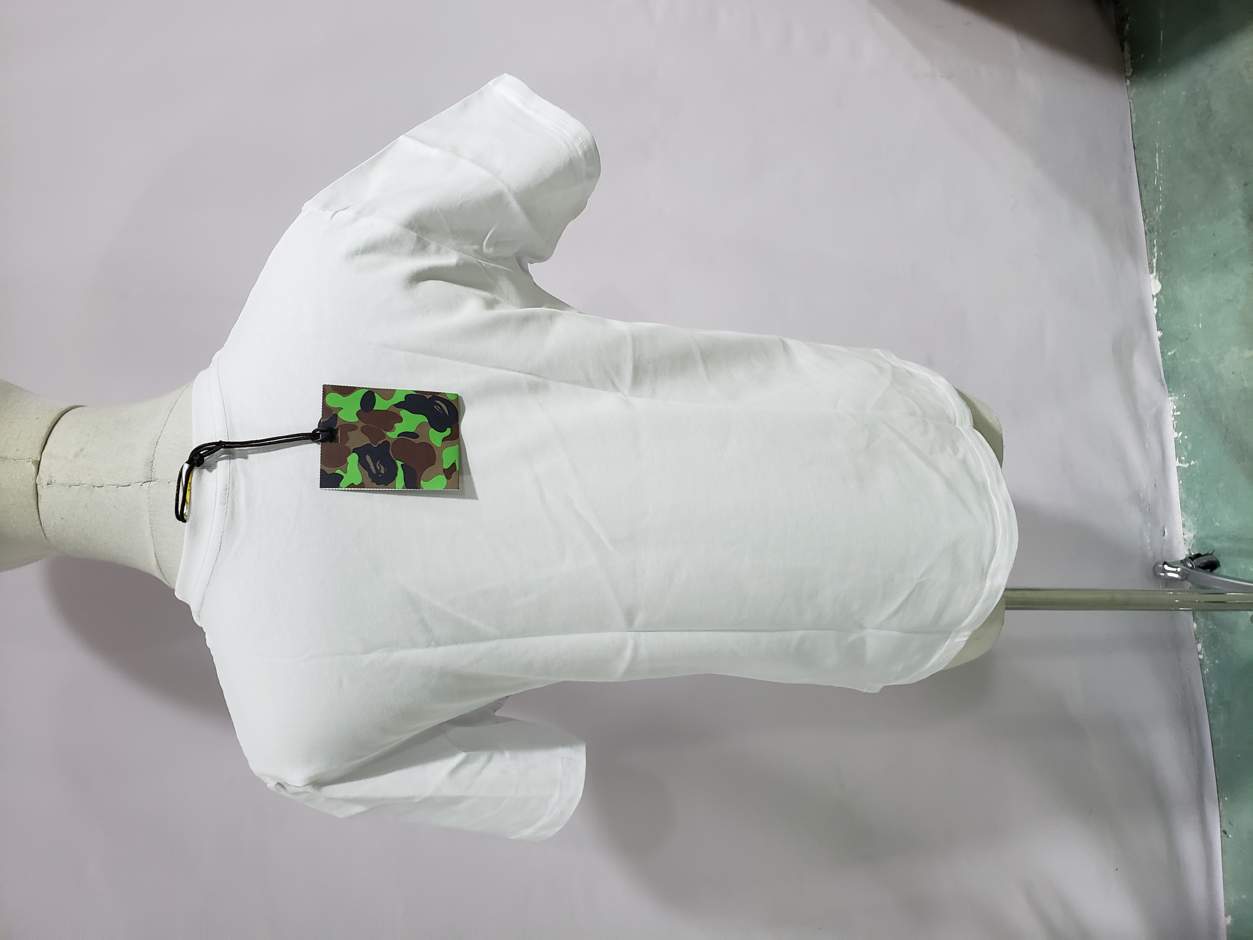 BAPE A Bathing Ape Check by Bathing Tee White/Beige review Stockxkicks 03