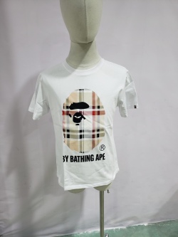 BAPE A Bathing Ape Check by Bathing Tee White/Beige review Stockxkicks 02