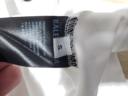 Balenciaga Classic Letter Print T-shirt White review 
