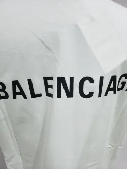 Balenciaga Classic Letter Print T-shirt White review Stockxkicks 05